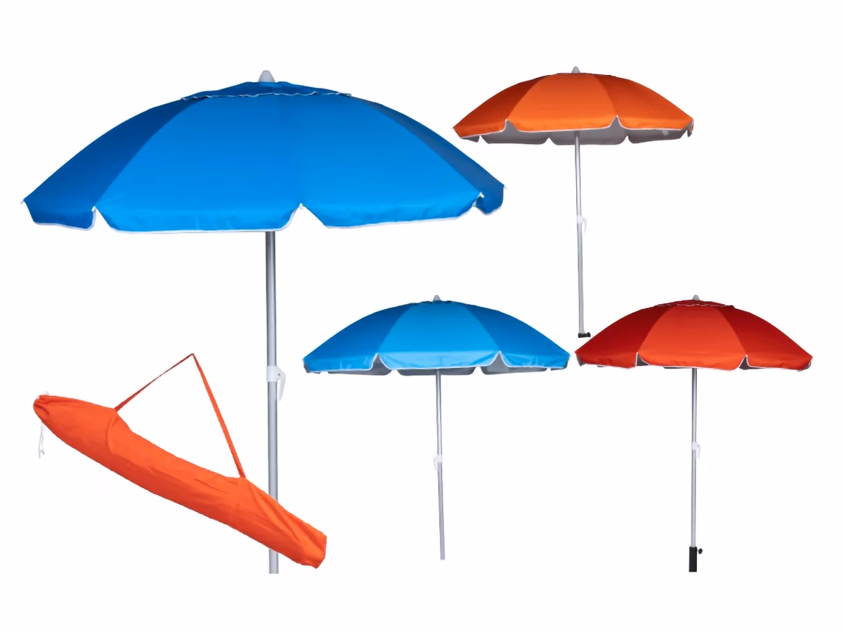 TILT BEACH UMBRELLA WITH SUNBLOCK MATERIAL PAR081715
