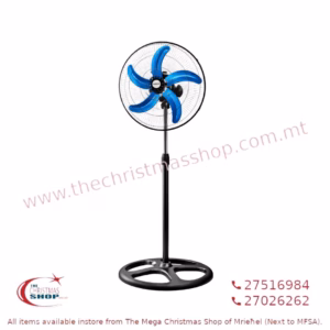 DG SUMMER 75W 5-BLADE METAL STAND FAN WITH 3 SPEED 50CM/16 INCH 204357