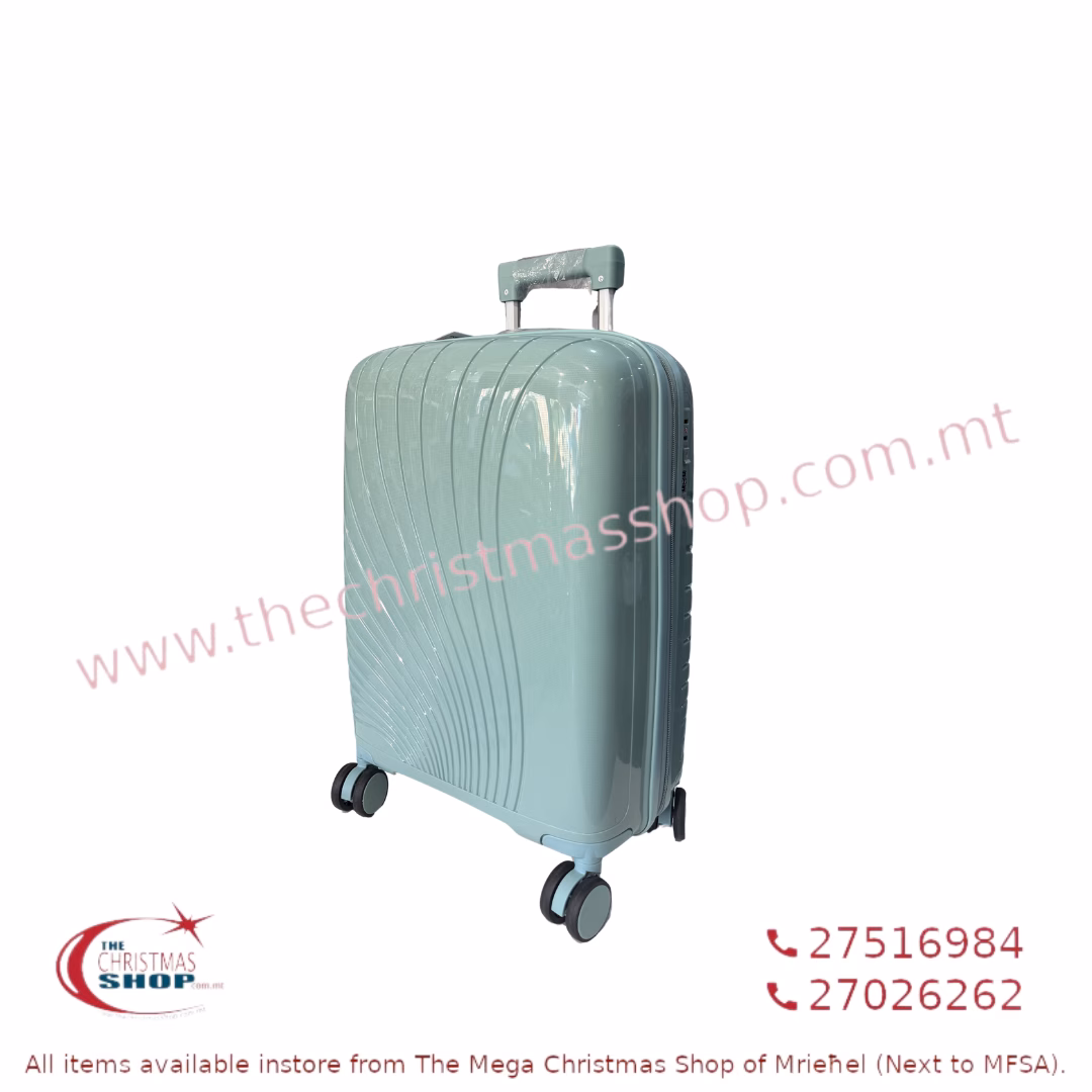 HARDBACK LUGGAGE WATERGREEN 35X24X55CM 995751S