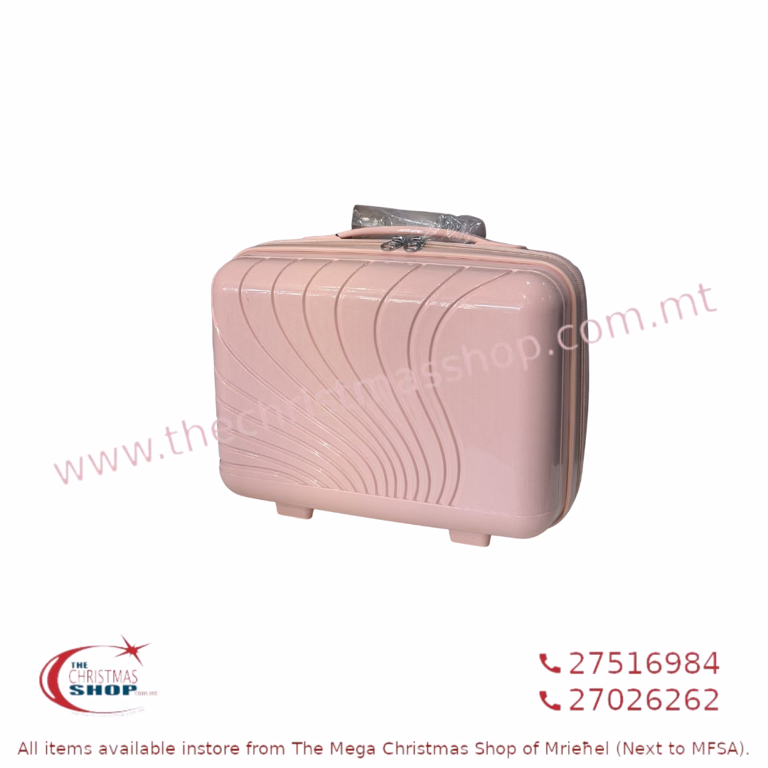 HARDBACK BEAUTYCASE PINK 31X15X26CM 995737B