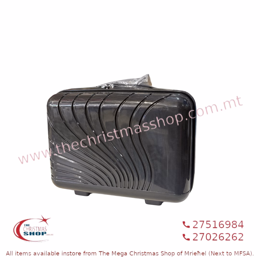HARDBACK BEAUTYCASE BLACK 31X15X26CM 995720B