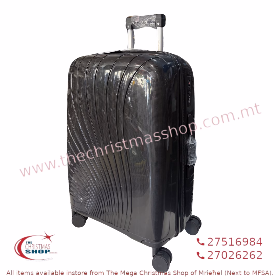HARDBACK LUGGAGE BLACK 40X25X65CM 995720M