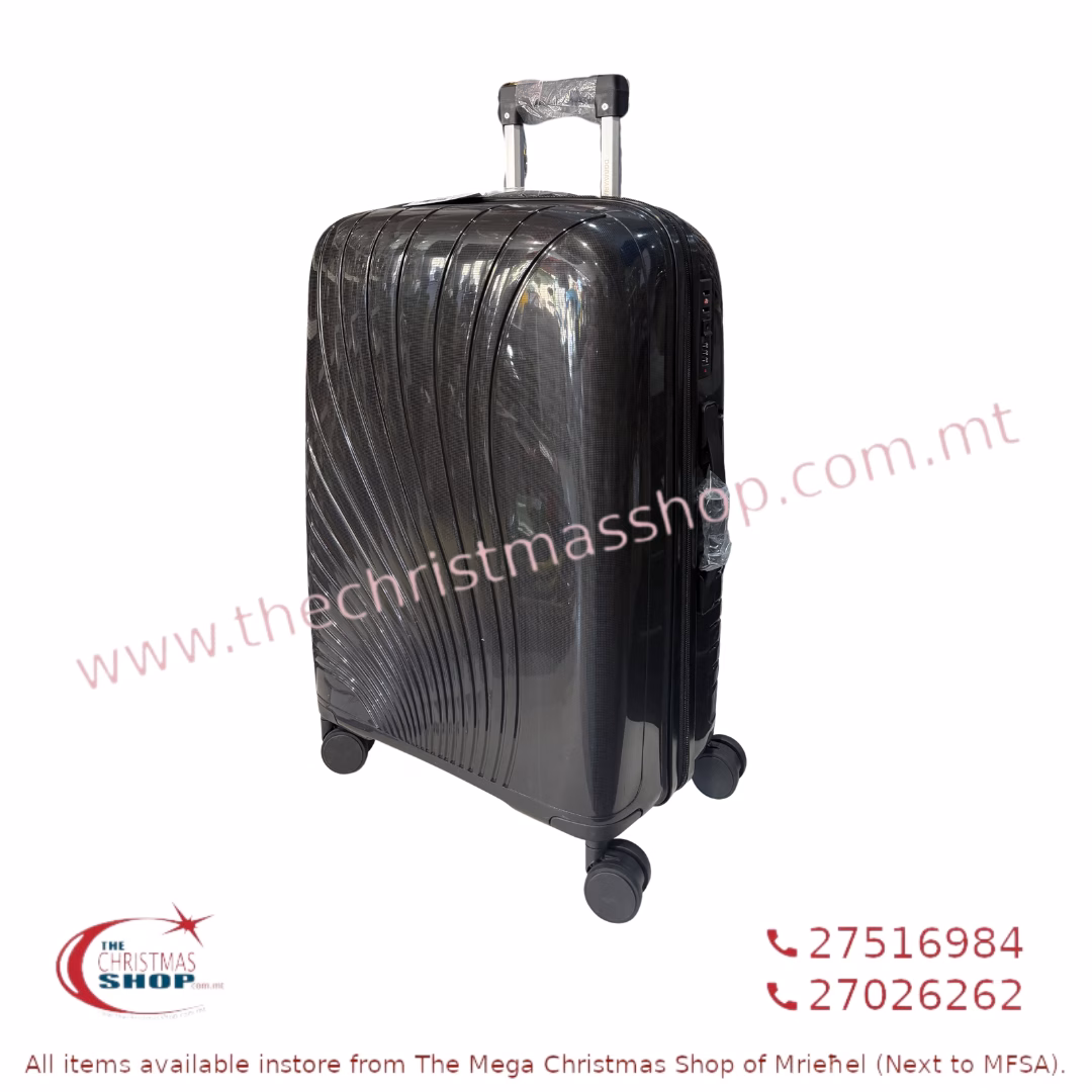 HARDBACK LUGGAGE BLACK 35X24X55CM 995720S