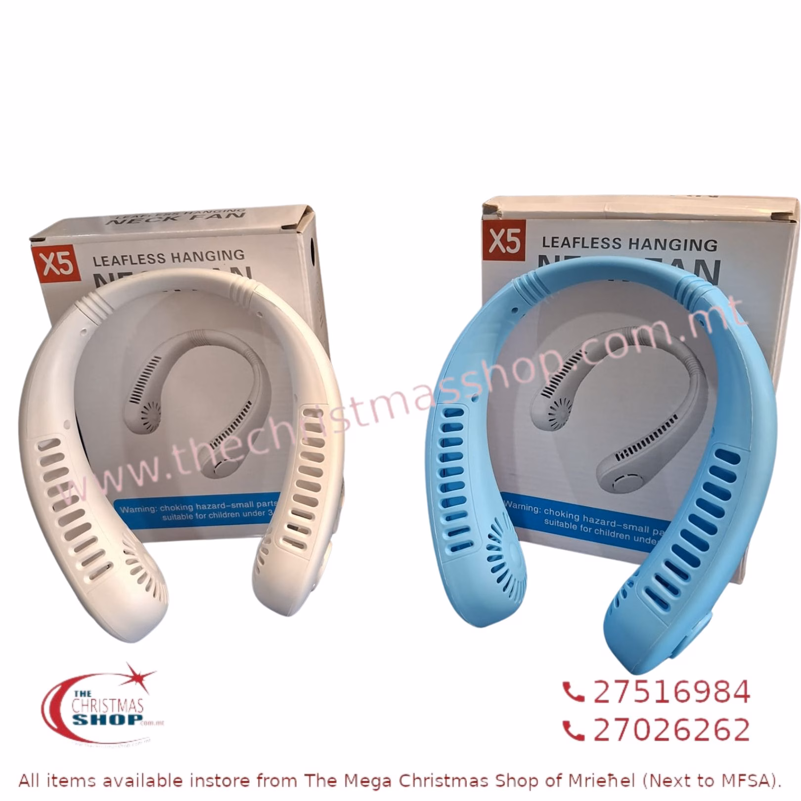 HANGING NECK FAN 149X60X195MM USB CHARGER 453334