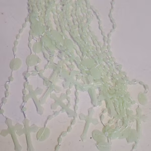 GLOW IN THE DARK ROSARY BEADS 123456
