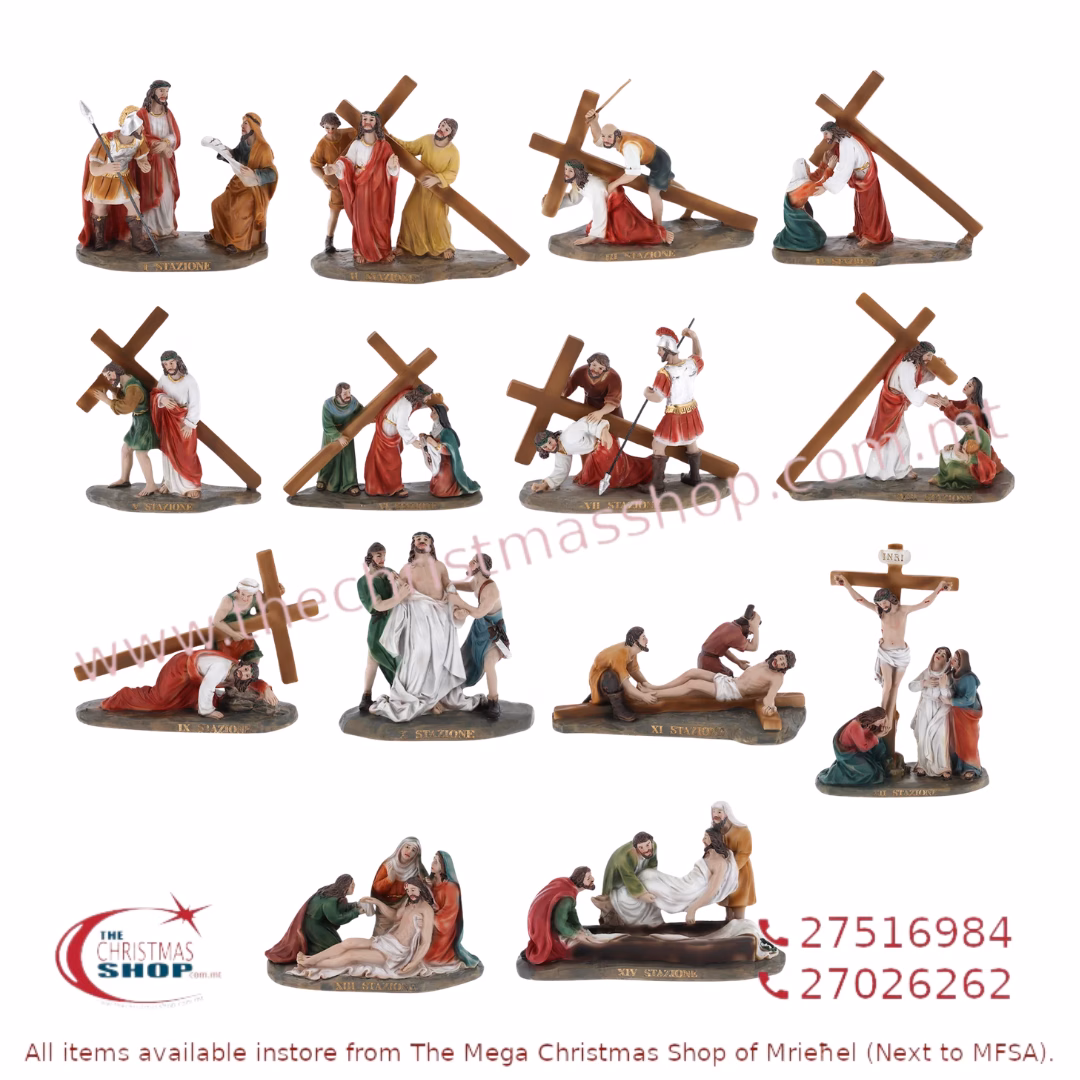 SET OF 14 RESIN VIA SAGRA 288483