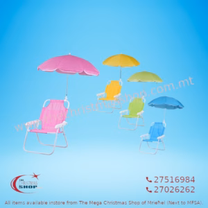 FOLDING UMBRELLA CHAIR FOR CHILDREN FOR BEACH OR CAMPING 106371