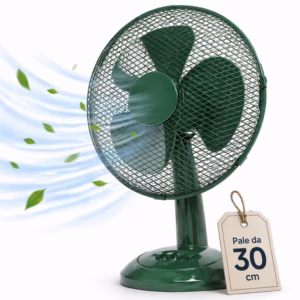 COVERI DESK FAN 12`` 35W DARK GREEN 109167