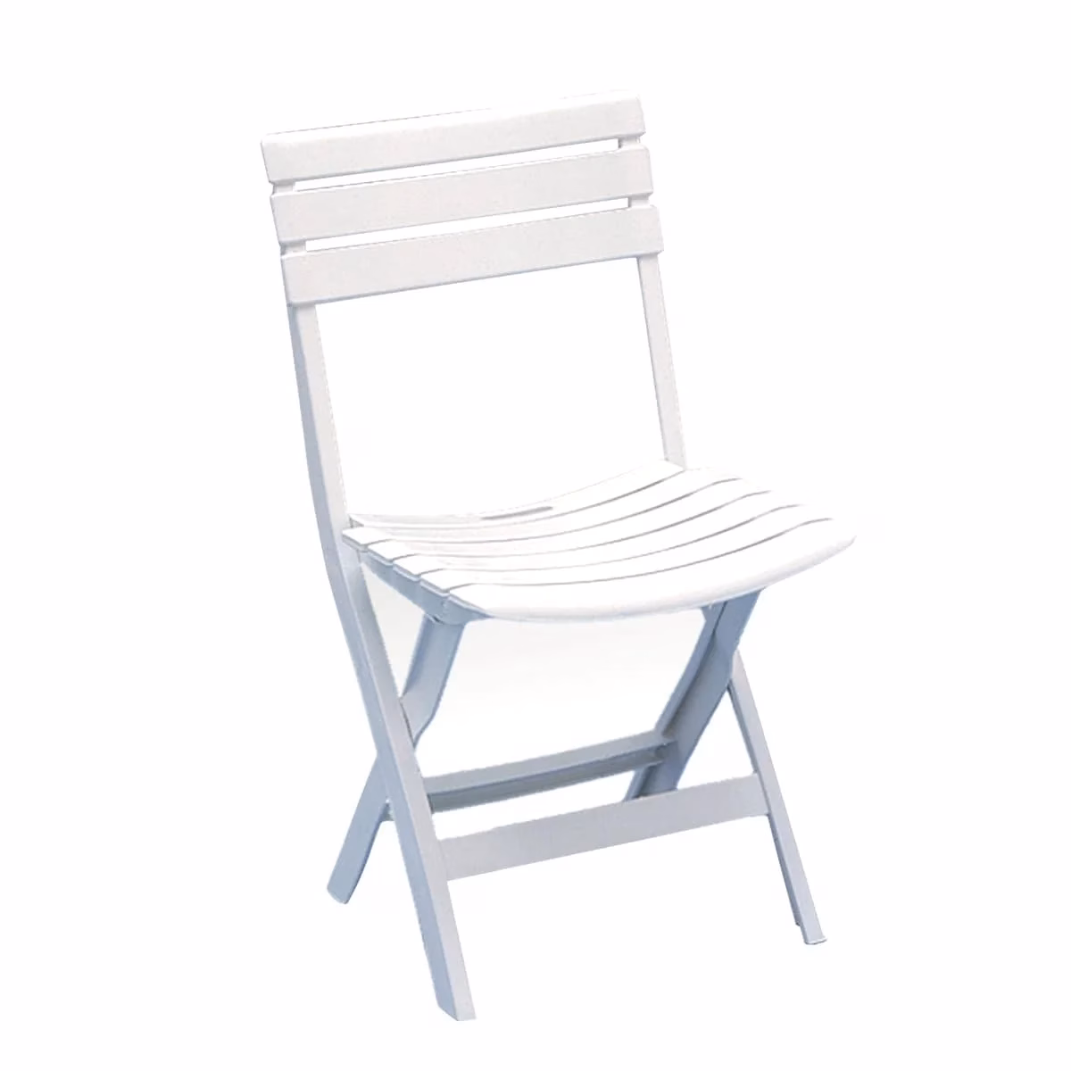 BIRKI WHITE FOLDING RESIN CHAIR 44 x 41 x 78 cm 862739