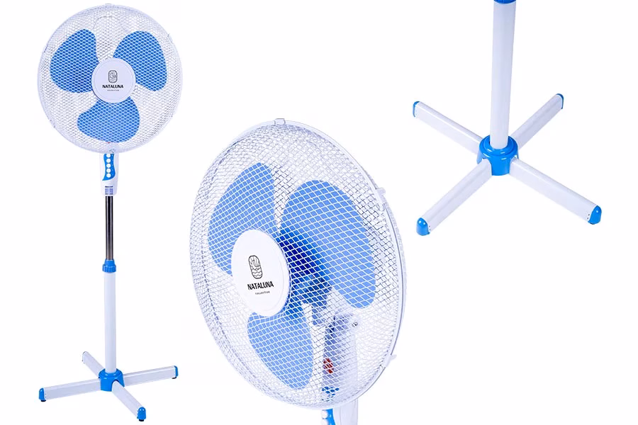 COVERI STAND FAN CROSS BASE 40x130cm 50w WITH 3 SPEED 025627