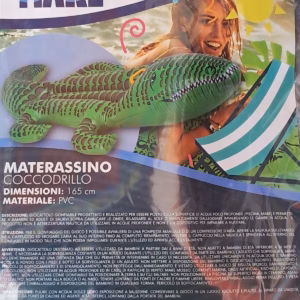 INFLATABLE CROCODILE 165CM 110590