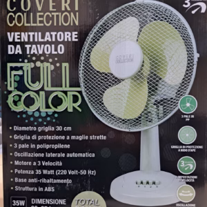 COVERI DESK FAN 12`` 35W LIGHT GREEN 109136