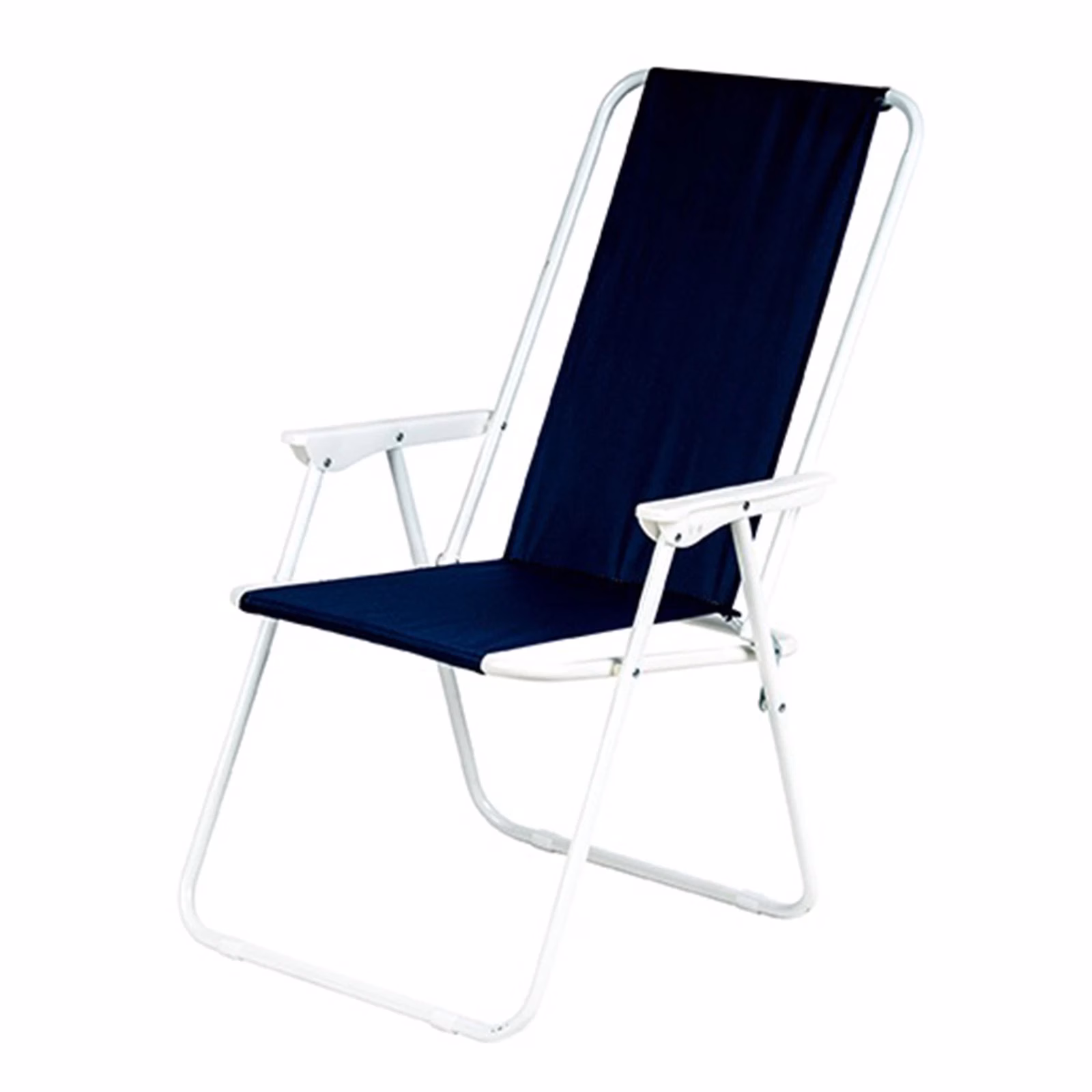 FOLDABLE RELAX BEACH AND GARDEN CHAIR WITH HIGH NACKREST, BLUE 152026 - Image 3