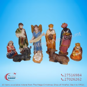 9 -PIECE NATIVITY SET RESIN 15CM GE4459373