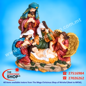RESIN NATIVITY 22X23CM 026142