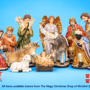 RESIN NATIVITY SET BY 11 PIECES 20CM 414602