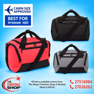 TRAVEL BAG 38X20X25CM BLACK 735839