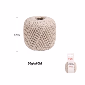 HQ CREAM COLOR COTTON BALL TWINE 101703