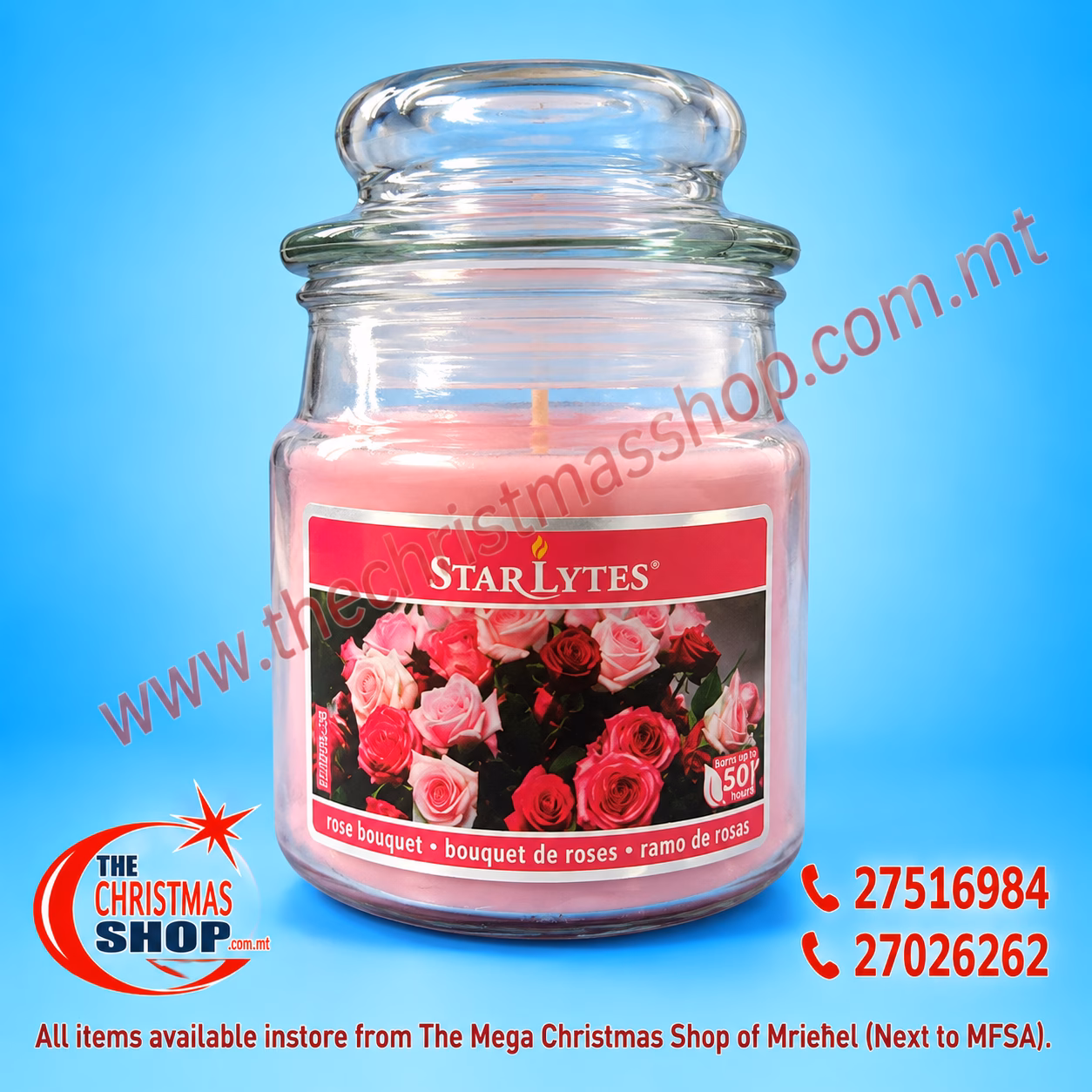 ROSE BOUQUET STARLYTES CANDLE 430955