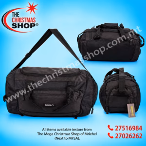 SPORTS BAG 40X23X23CM  COLOUR BLACK 718757