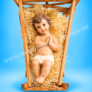 BABY JESUS BETLEHEM IN A MANGER 10X25CM.CB10