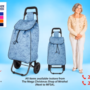 SHOPPING TROLLEY 91X35X38CM COLOUR IRIS 798926