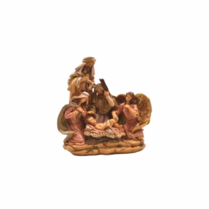 NATIVITY RESIN COLOR 23CM 004614