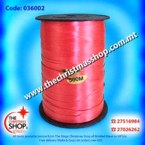 500M RED RIBBON 036002