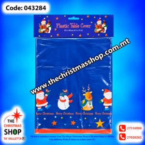 PLASTIC TABLE CLOTH 120X180CM 043284