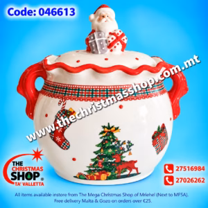 CHRISTMAS CERAMIC 25X25CMS 046613