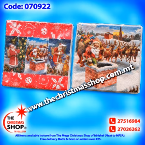PACKET OF 15 XMAS PAPER NAPKINS BY 3 LAYERS 070922
