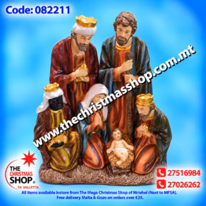 LARGE RESIN NATIVITY 50X60CM 082211