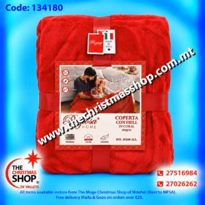 RED BLANKET 160X210CM 134180