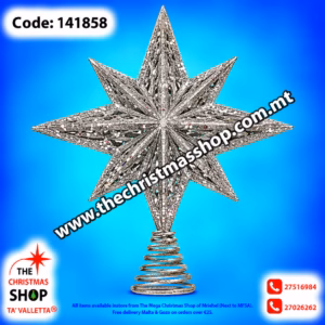 TREE TOP STAR SILVER 141858