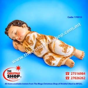 RESIN SLEEPING BABY JESUS 20CM 170910