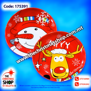CHRISTMAS CERAMIC PLATES. 175391