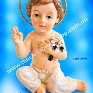 RESIN SITTING BABY JESUS 6X10CM 204851