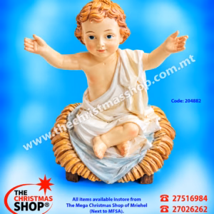 RESIN SITTING BABY JESUS 6X8 204882