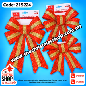 GLITTERED BOWS 215224