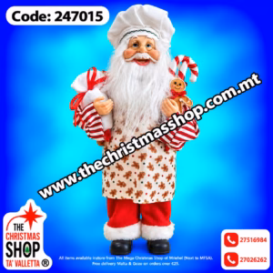 CHEF FATHER CHRISTMAS 45CM 247015