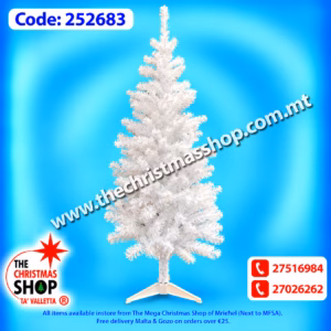 WHITE CHRISTMAS TREE 150CMS 252683