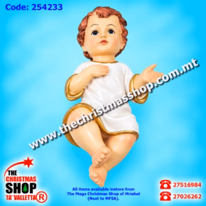 RESIN BABY JESUS 41X18X22.5CM 254233