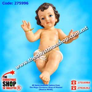 RESIN BABY JESUS 18X30CM 275996