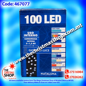 100LED LIGHTS FOR INDOOR RED AND WARM WHITE 5+1.5MT 467077