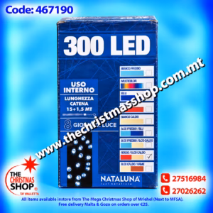 300 LED LIGHTS FOR INDOOR RED AND WARM WHITE 15+1.5MT 467190