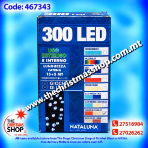 300 LED LIGHTS RED AND WARM WHITE FOR OUTDOOR 15+5MTR 467343