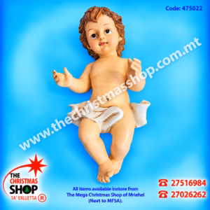 RESIN BABY JESUS 14X30CM 475022