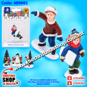 SNOWBOARD CHILDREN FOR VILLAGES. 7CMS. 489081