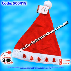 SANTA HATS WITH LIGHTS. 500418