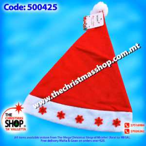 SANTA HAT WITH LIGHTS. 500425